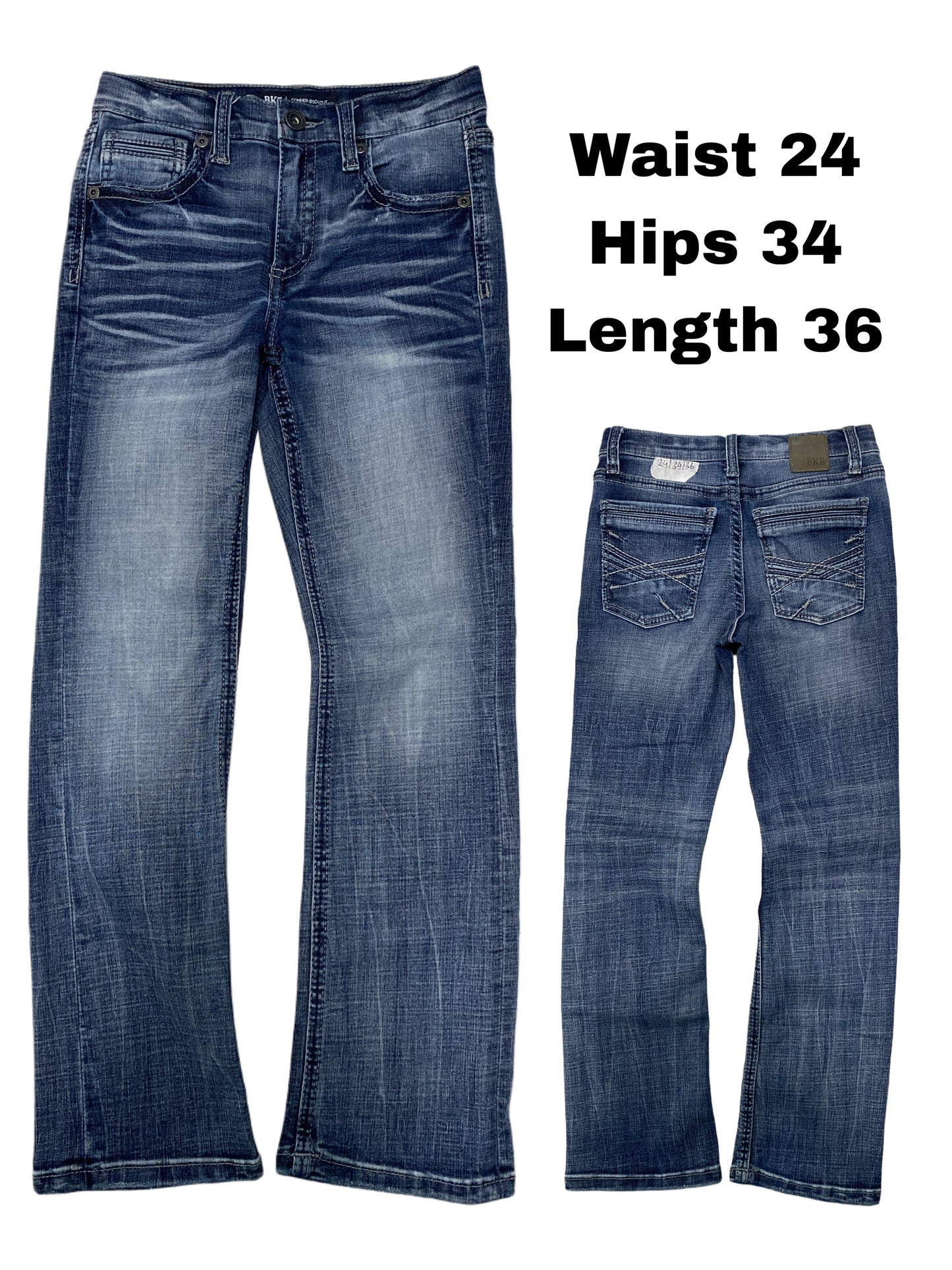 Bke Denim W24 H34 L36